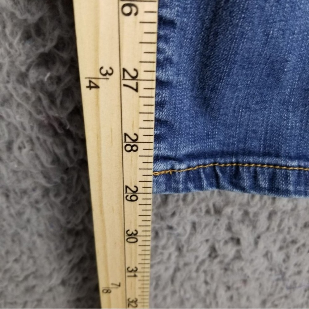 Torrid Jeans Womens 14 Medium Wash Stretch Mid Rise Boyfriend Straight *Read* - Picture 9 of 16